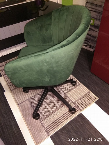 Компьютерное кресло Тибо светло-коричневый / белый фото покупателя 56