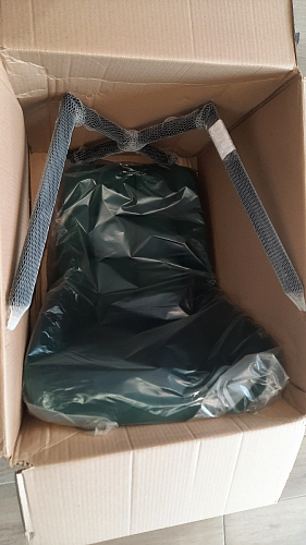 Стул на металлокаркасе Челси морская волна / черный фото покупателя 256