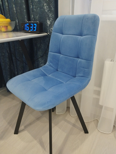 Комплект стульев Чилли 4 шт темно-серый / черный фото покупателя 268