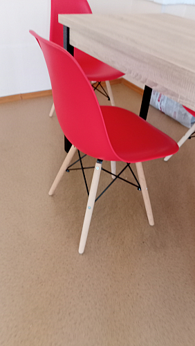 Стул Hames бежевый / деревянный каркас фото покупателя 1