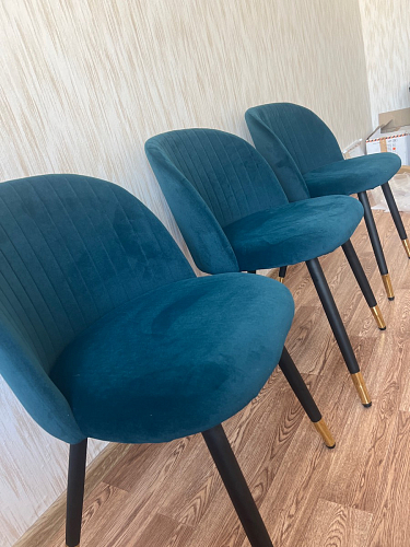 Стул на металлокаркасе Gabi 1 light purple / black фото покупателя 65