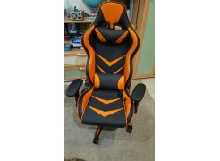 Компьютерное кресло Racer черное / оранжевое фото покупателя 49