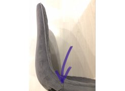 Стул на металлокаркасе Capri blue / white фото покупателя 49