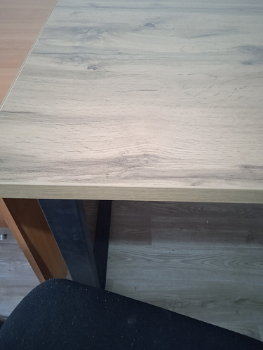 Деревянный стол Лота Лофт 140х80 черный матовый / бетон светлый фото покупателя 677