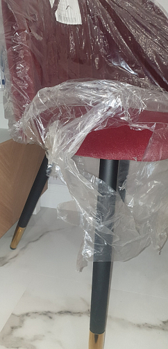 Стул на металлокаркасе Gabi 1 темно-серый / черный фото покупателя 130