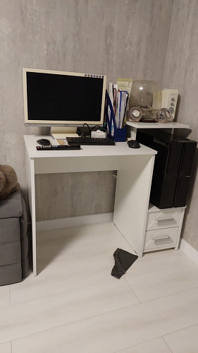 Компьютерный стол Джаз-24 левый дуб сонома фото покупателя 138