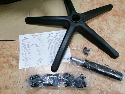 Компьютерное кресло Comfort lux серый фото покупателя 123