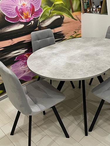 Стул на металлокаркасе Чилли К кирпичный / черный фото покупателя 703