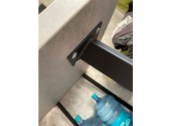 Стол Тринити Лофт 120 32 мм бетон / черный матовый фото покупателя 467