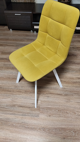 Стул на металлокаркасе Чилли синий / белый фото покупателя 200