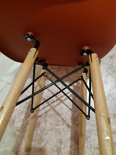 Стул Cindy Eames mod. 001 khaki / natural фото покупателя 157