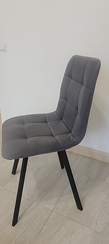 Комплект стульев Чилли 4 шт темно-серый / черный фото покупателя 61