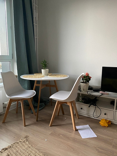 Деревянный стол Skandi 80 белый фото покупателя 12