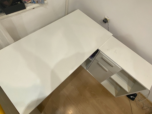 Письменный стол Лайт 03.245F белый гладкий 101 фото покупателя 41