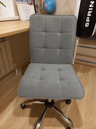 Компьютерное кресло One/Ван флок молочный 4 фото покупателя 94