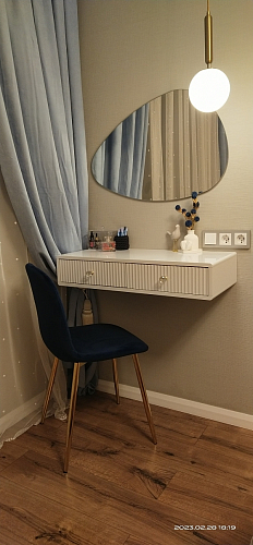 Стул на металлокаркасе Dabl 01 champagne / gold фото покупателя 12