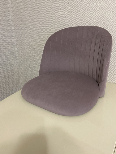 Стул на металлокаркасе Gabi dark beige / black / silver фото покупателя 984