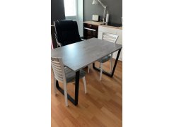 Стол Лота Лофт 120 25 мм дуб делано темный / черный матовый фото покупателя 834