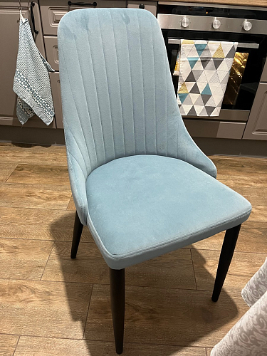 Стул на металлокаркасе Kora gray / black фото покупателя 304