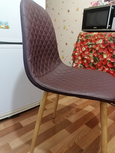 Стул на металлокаркасе Capri голубой фото покупателя 88