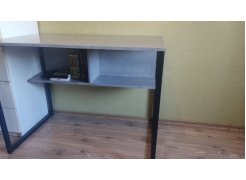 Письменный стол Клер Лофт черный матовый / бетон фото покупателя 6