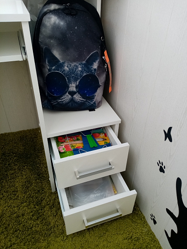 Стол компьютерный Джаз-24 правый венге фото покупателя 79