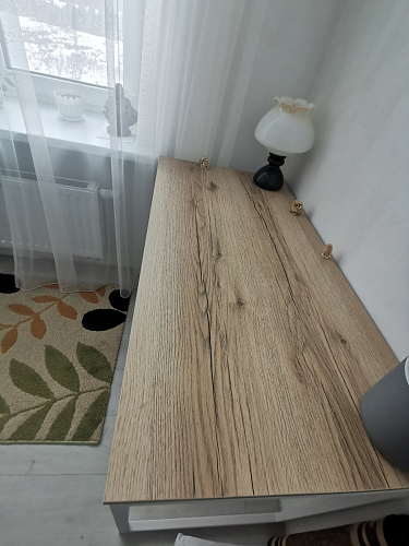 Письменный стол Леон Лофт бетон / черный матовый фото покупателя 168