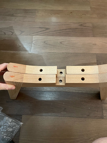 Стул Bonuss blue / wooden legs фото покупателя 158