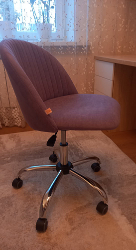 Компьютерное кресло Melody розовое фото покупателя 204