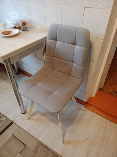 Комплект стульев Чилли 2 шт бежевый / черный фото покупателя 947