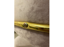 Стул на металлокаркасе Kamelia темно-серый / золотой фото покупателя 35