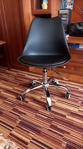 Компьютерное кресло Kolin cappuccino / chrome фото покупателя 3