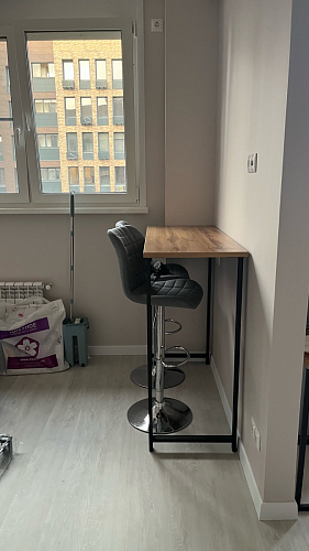 Барная стойка Дилан Лофт 120х60х110 бетон фото покупателя 111