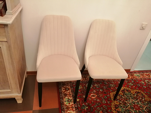 Стул на металлокаркасе Kora green / black фото покупателя 489