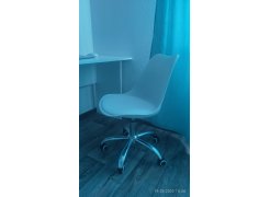 Компьютерное кресло Kolin с подушкой clear / white фото покупателя 145