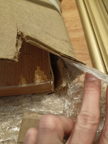 Стол Тринити Лофт 120 32 мм бетон / черный матовый фото покупателя 77