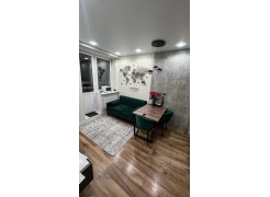 Деревянный стол Лота Лофт 120(160)х75 черный матовый / бетон светлый фото покупателя 754