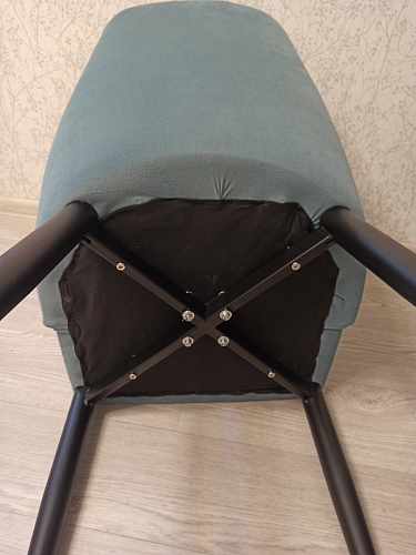 Стул на металлокаркасе Kora white / gray фото покупателя 140