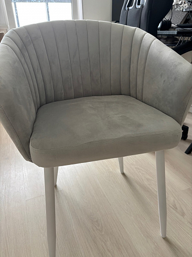 Кресло Корсо крутящееся фиолетовое Velutto 25 / черное фото покупателя 1