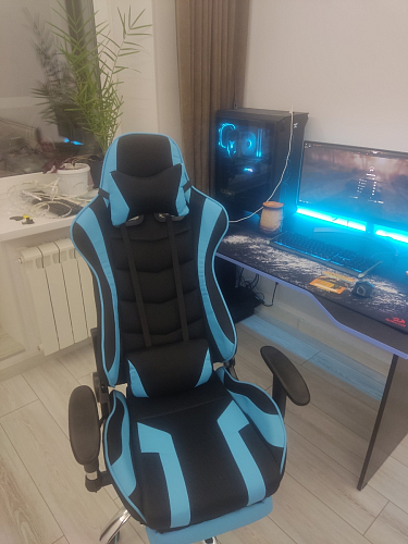 Компьютерное кресло Kano 1 light blue / black фото покупателя 95