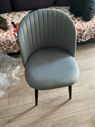 Стул на металлокаркасе Gabi 1 light purple / black фото покупателя 263