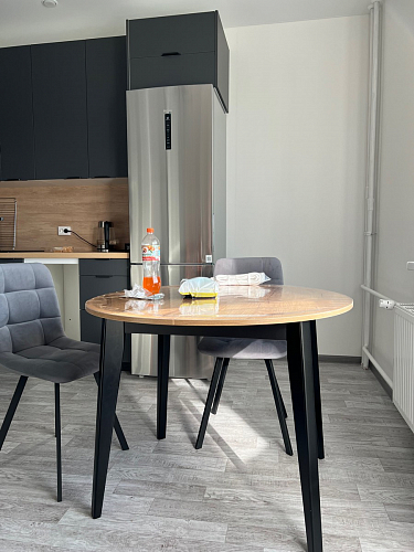 Стул на металлокаркасе Чилли К темно-серый (velutto 32) / черный фото покупателя 626