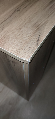 Письменный стол Битти Лофт 116х60х75 дуб делано светлый / белый матовый фото покупателя 129