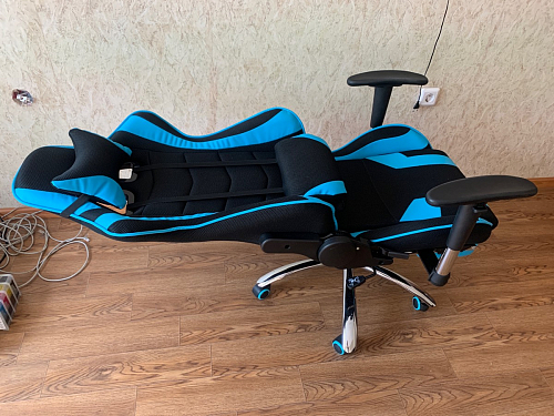 Компьютерное кресло Kano 1 light blue / black фото покупателя 143