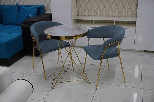 Стол Milena white / gold из шоурума 1