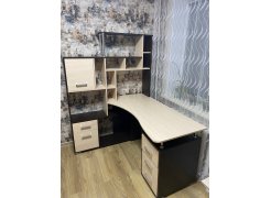 Стол компьютерный Джаз-15 белый правый фото покупателя 63