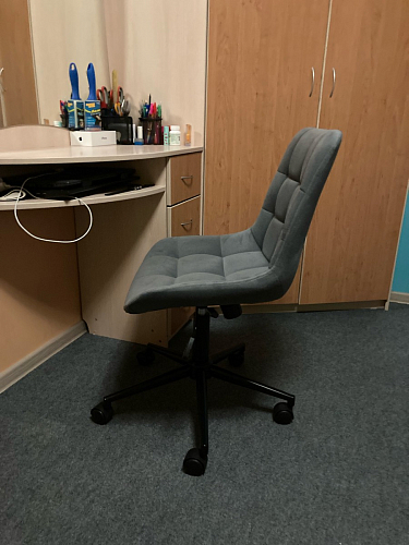 Компьютерное кресло Честер зеленый / черный фото покупателя 7