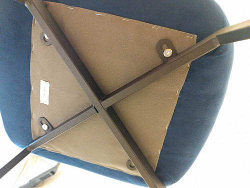 Стул на металлокаркасе Челси бежевый / черный фото покупателя 208