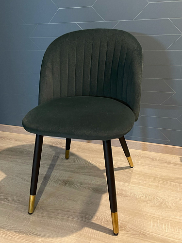 Стул на металлокаркасе Gabi 1 light purple / black / gold фото покупателя 178