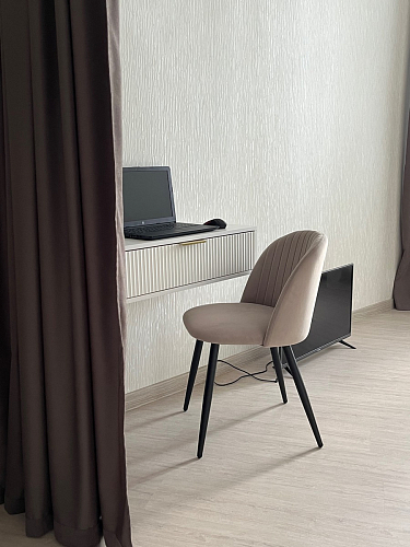 Стул на металлокаркасе Gabi latte / gold / black фото покупателя 828